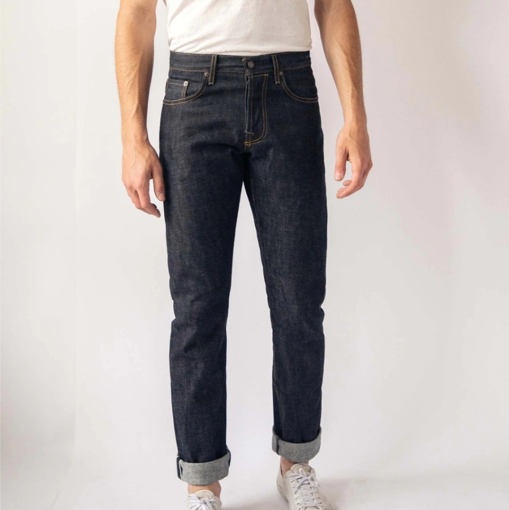 Imogene + Willie Dark Blue Barton Slim Jeans